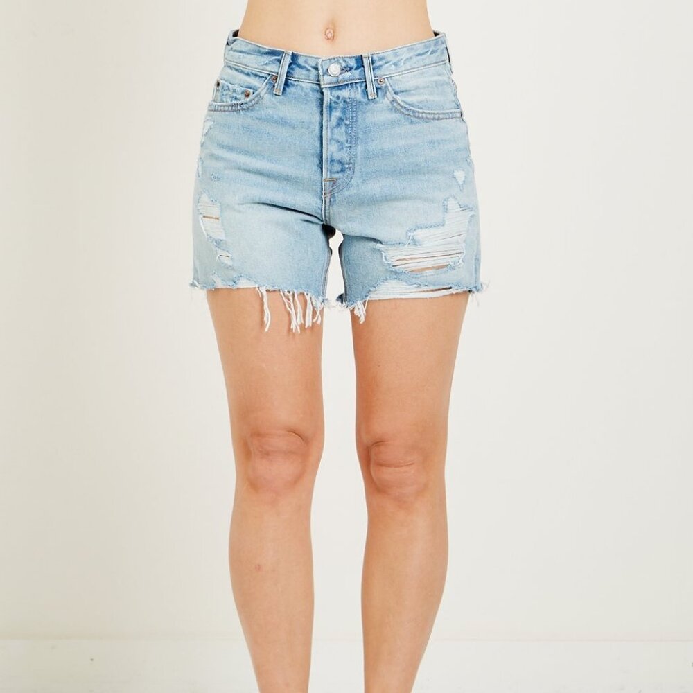 GRLFRND Jourdan High Waist Jean Shorts - 30